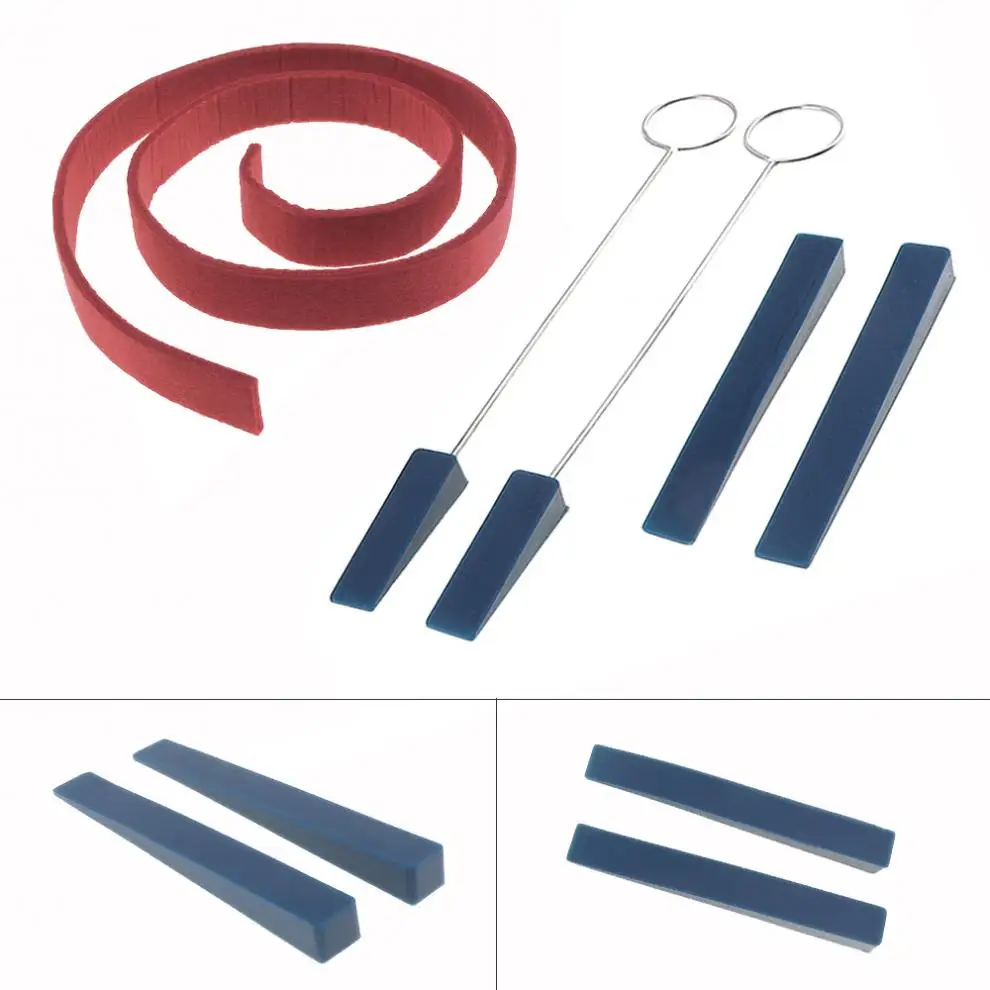 

5pcs/lot Professional Tuning Mute Kit Temperament Strip & 4 Mutes Tuning Tool Kit for Piano Keyboard Instruments