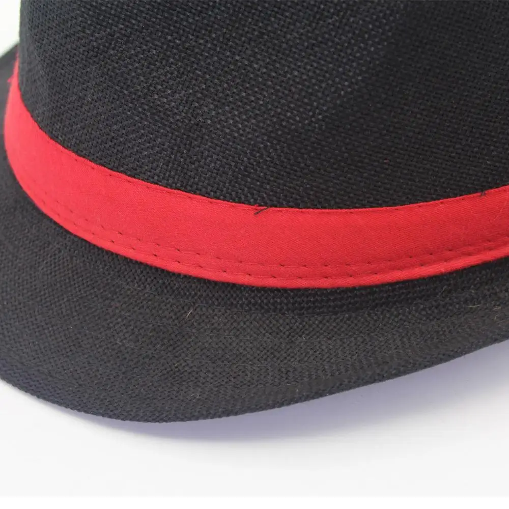 Британский стиль джаз шляпа Вечеринка Октоберфест мужская черный топ летучая