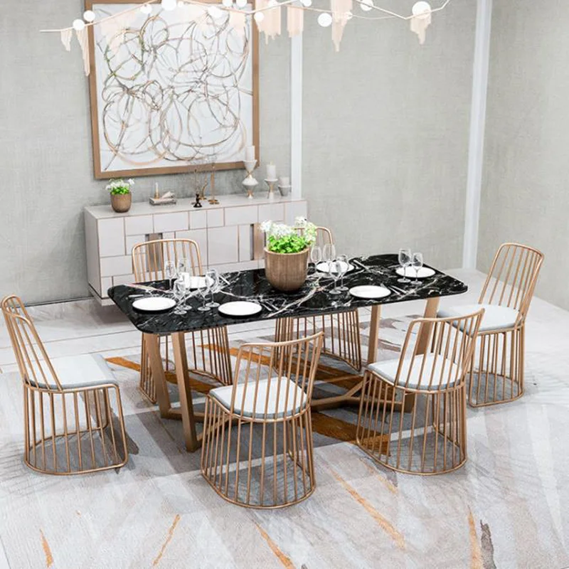 Скандинавский мраморный столик кофейный | Мебель