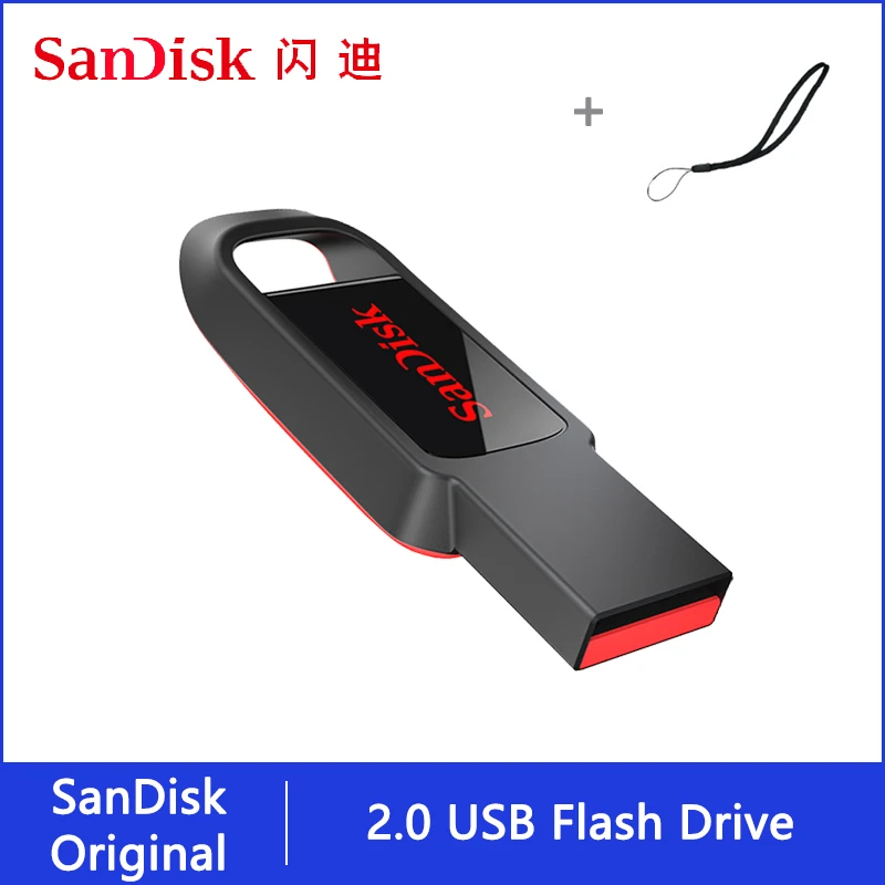USB флеш накопитель SanDisk 2 0 на 128 ГБ/64 Гб/32 ГБ/16 ГБ|USB флэш-накопители| |