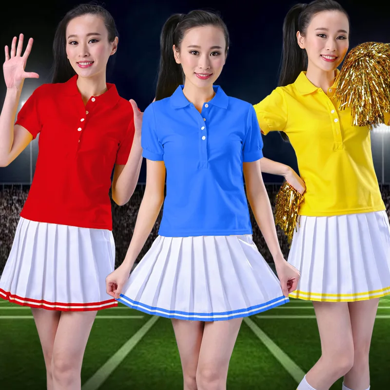 Костюм Болельщицы одежда для футбола регби баскетбола девочек чирлидинга