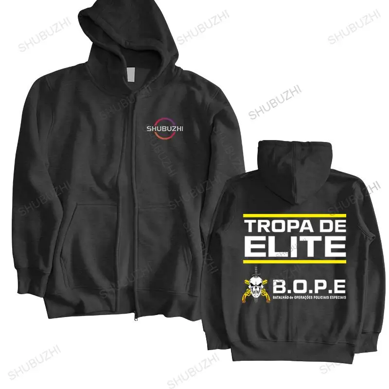 

Мужская брендовая Толстовка BOPE Tropa De Elite, бразильские спецэлитные войска худи милитари, Мужская двухсторонняя Военная Повседневная куртка