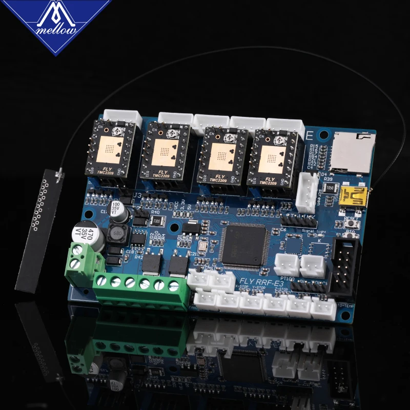 2021 Mellow FLY RRF E3 V1.0 Wifi 32 битная плата управления Reprap прошивка поддержка TMC2209 UART детали