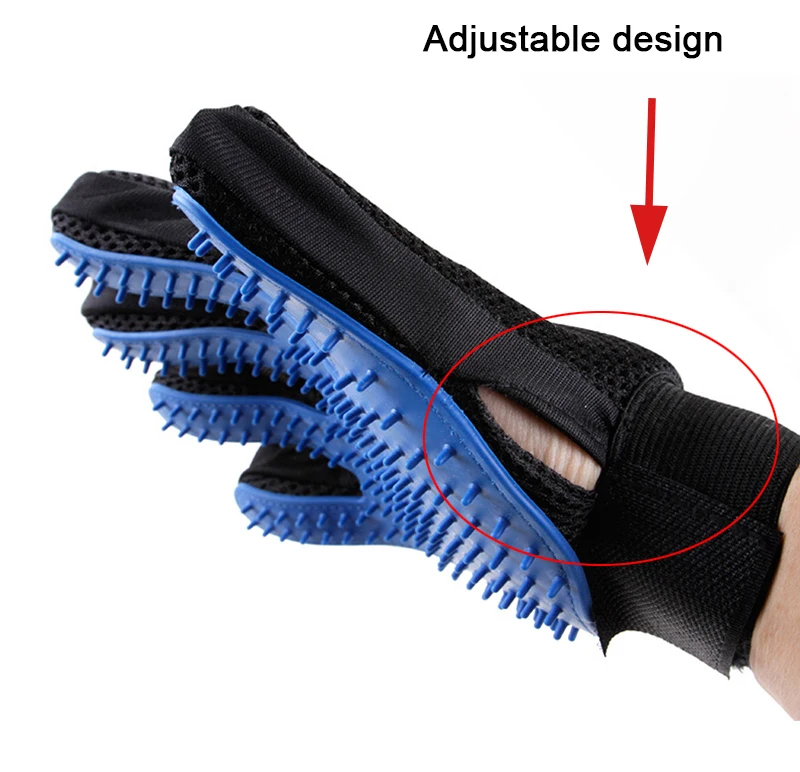 Перчатка-Расческа для шерсти собаки перчатка чистки питомцев массажная груминга