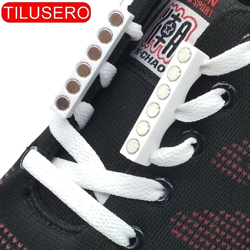 

TILUSERO Strong Quick Easy Magnetic Shoelaces Closure Shoelace No Tie Shoestring Logistics Display Tracking Information