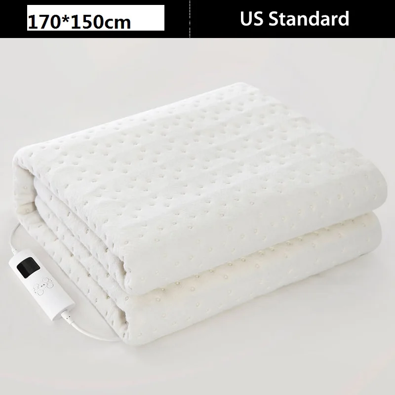 170x150 US Standard Xiaomi youpin, умное удаление клещей, электрическое одеяло, безопасность, синхронизация, интеллектуальный контроль температуры, удобная стирка для зимы - Color: 170x150 US Standard