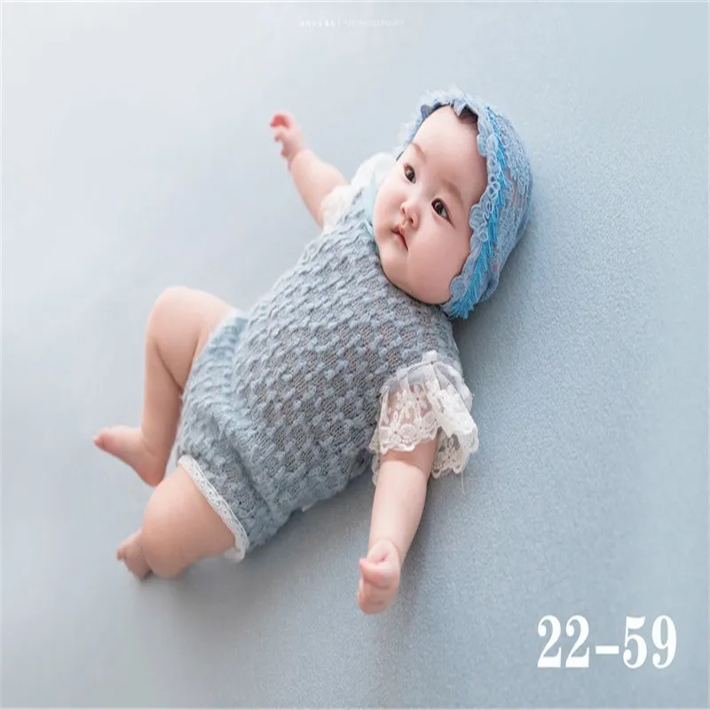 

Baby Clothes Newborn Photography Props Boy Hats Romper Set Indoor DIY Photo Studio Accessories