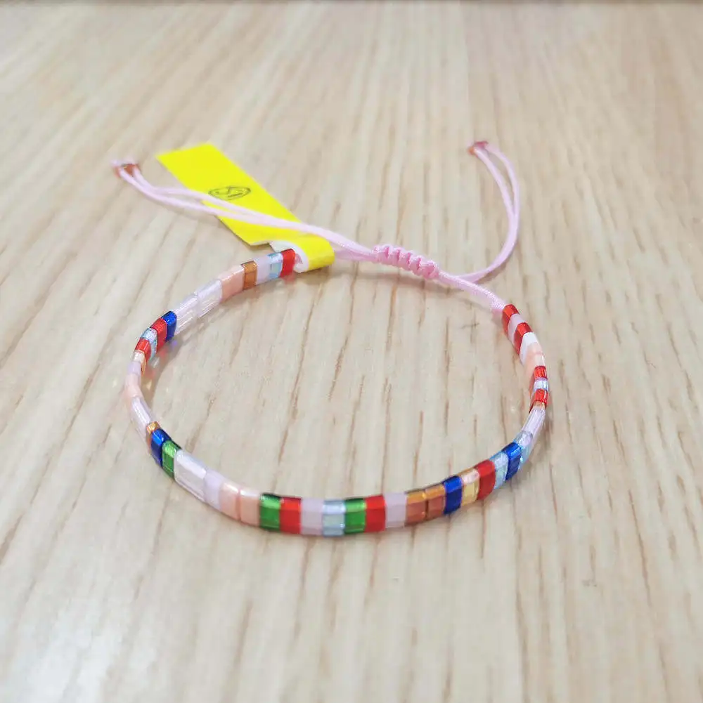 MI-B190249A Go2boho Тила бусы браслет Миюки Браслеты Женские богемные летние пляжные ювелирные изделия Pulseira Mujer Мода Дружба подарок - Окраска металла: MI-B190249A