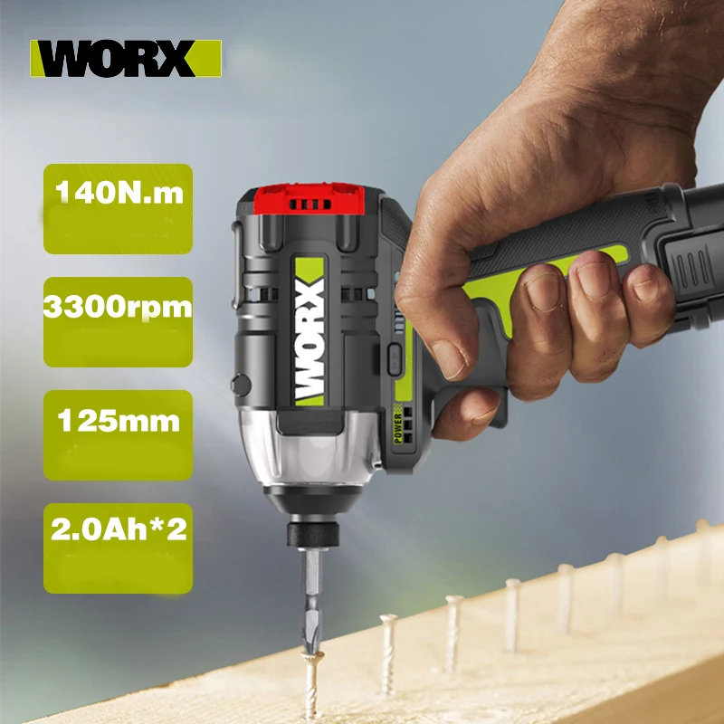 Шуруповерт ударный WORX WU132 2 в 1 12 В |