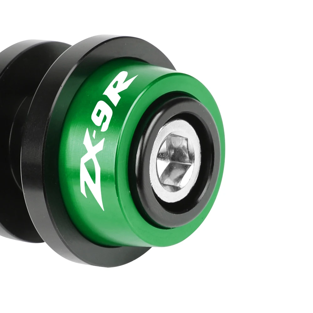 

ZX-9R Motorcycle Accessories Aluminum Swingarm Spools Slider Stand Screw For Kawasaki ZX9R 2000 2001 2002 2003 2004 2005 2006