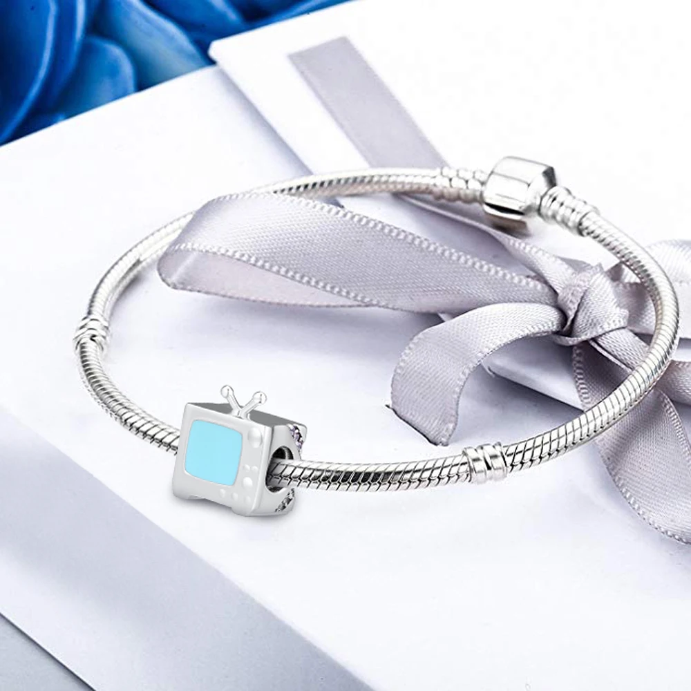 DIY Подходит для Pandora шармы браслеты ожерелье стерлингового серебра 925 Любящее