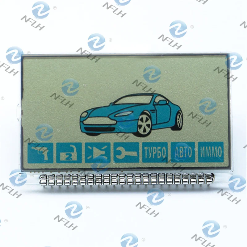 NFLH A61 цепочка для ключей ЖК дисплей Дисплей российских 2 Автомобильный пульт