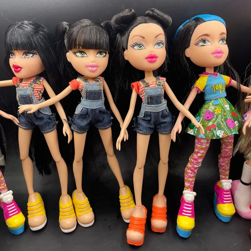 Bratz Dress Up Dolls for Kids Girl Playing Toy Fashionable DIY Action Figure Doll for Kids