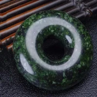 natural tibetan medicine king stone bagel safe buckle pendant for men and women sweater chain pendant jewelry