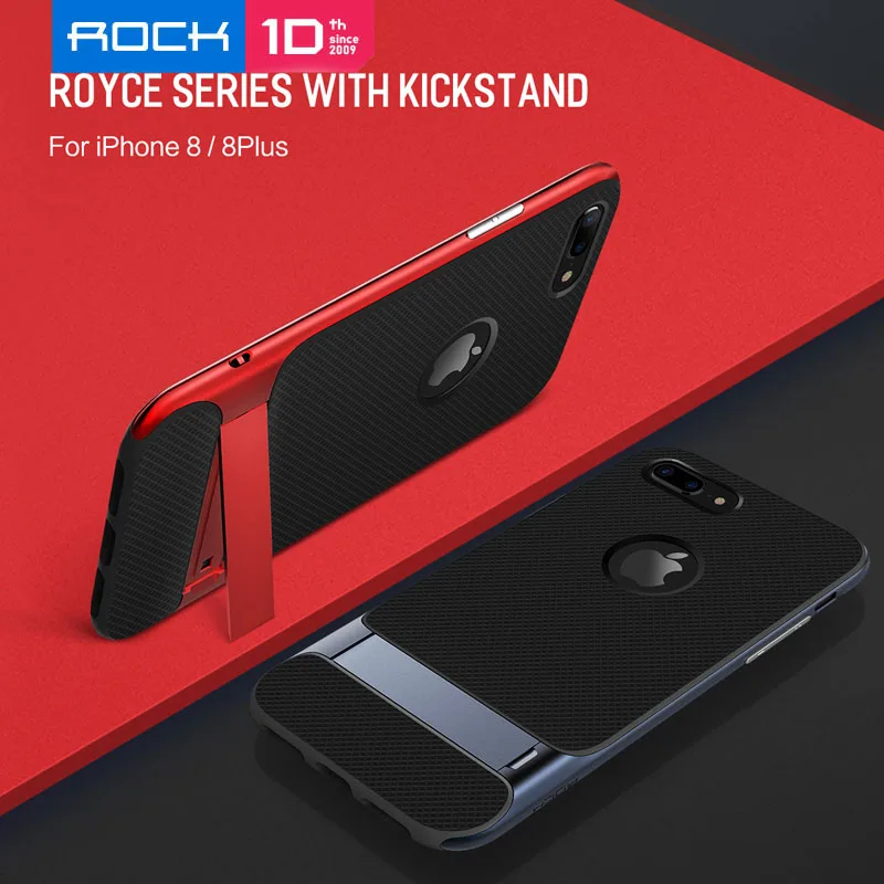 Чехол ROCK для телефона iPhone 8 защитный чехол задняя крышка серии Royce Plus с