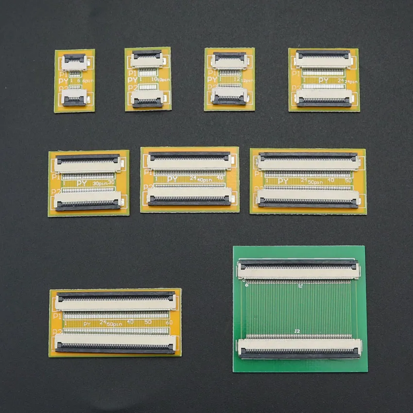 Гибкий плоский кабель FPC FFC 2 шт. удлинительная плата конверсионный разъем 0 5 мм