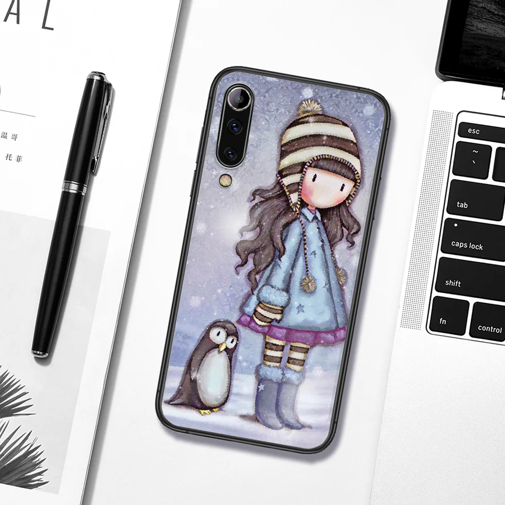 

Cartoon Santoro Gorjuss Girl Phone Case For Xiaomi Mi Note 10 A3 9 MAX 3 A2 8 9 10 11 Lite Pro Ultra black Waterproof Soft Prime