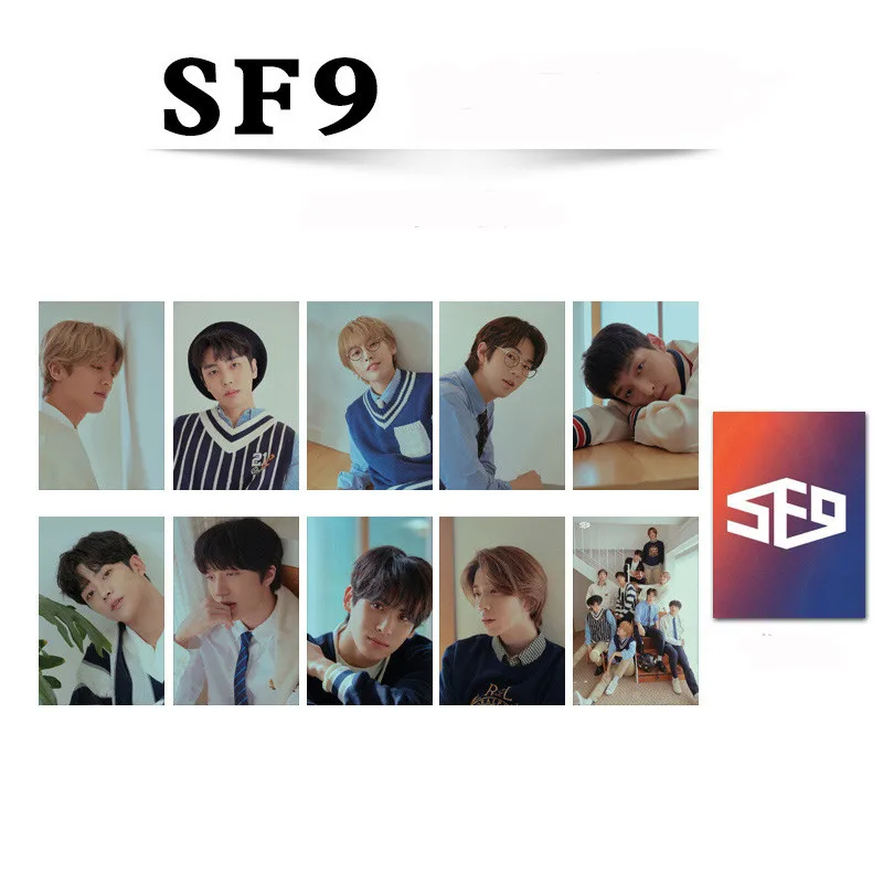 Новинка креативный мини альбом SF9 10 шт./партия Kpop 7 Фотокарточка Jae Yoon Молодежная