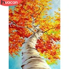 Набор алмазных картин HUACAN, пейзаж, стразы 5D, алмазная вышивка, распродажа, дерево, Осенние картины, стразы, мозаика, домашний декор