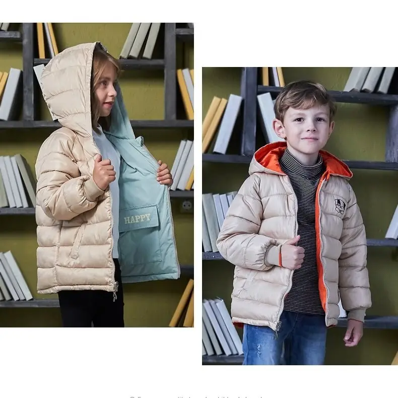 Теплый утепленный зимний воротник Детское пальто детская верхняя одежда