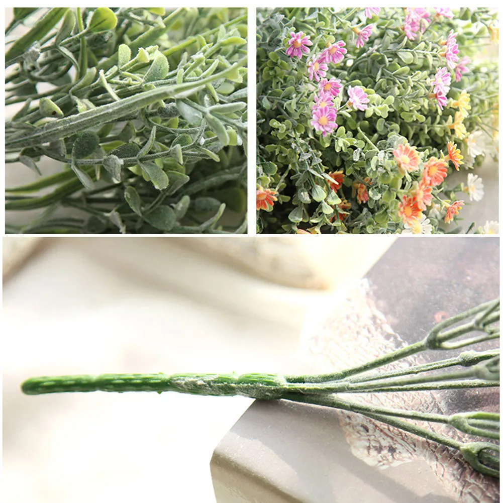 Искусственный маленький цветок маргаритки для свадьбы букет невесты из