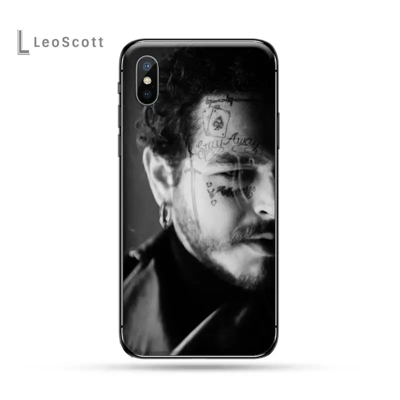 Чехол для телефона из ТПУ с татуировкой мужчин черный корпус iphone 5 5s 5c se 6 6s 7 8 plus x xs
