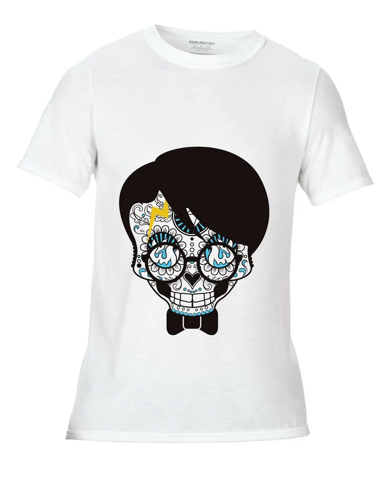 Sugar Candy Skull HARRY Inspired унисекс для взрослых краска сублимационная печать на