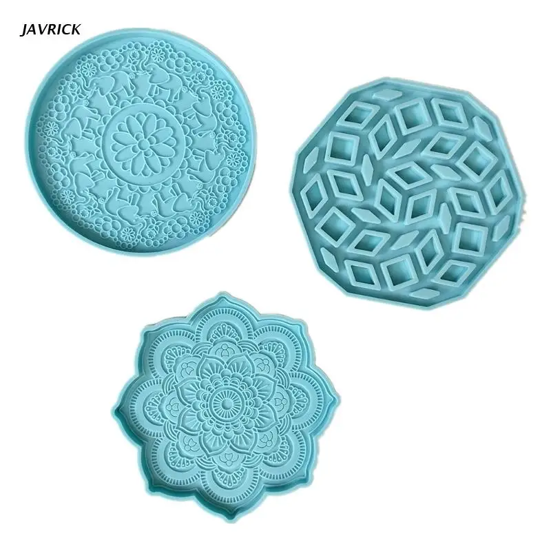 

Silicone Jewelry Tray Epoxy Resin Casting Mold Glass Teapot Mat Tray Mold Jewelry Making Mold Home Decoration