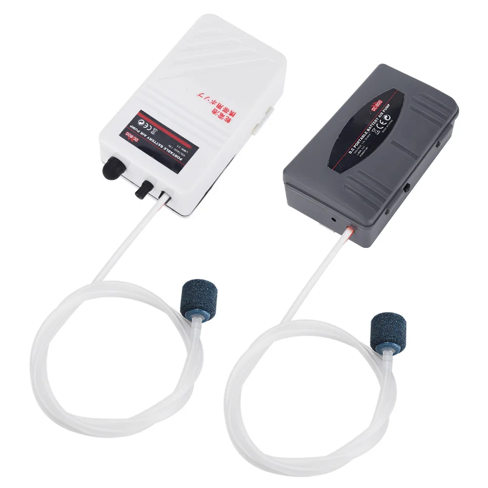 

Портативный воздушный насос для аквариума, бесшумный кислородный насос с аккумулятором, для рыбалки на открытом воздухе, 2 л/мин, резервный ...