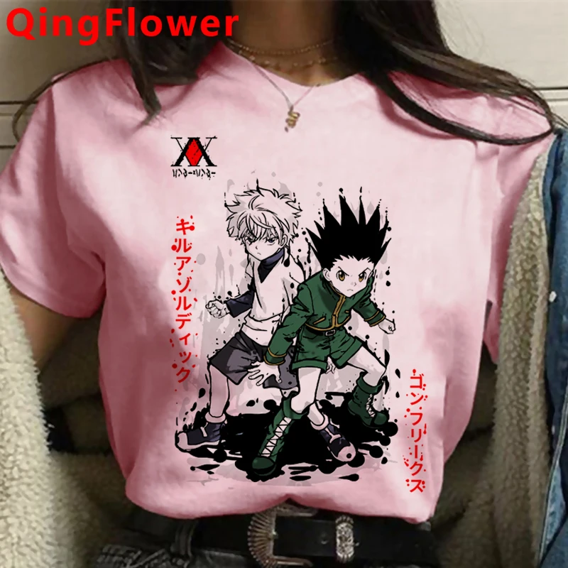 

Женская футболка Hunter x Hunter Killua Hisoka, Повседневная футболка с принтом для пар