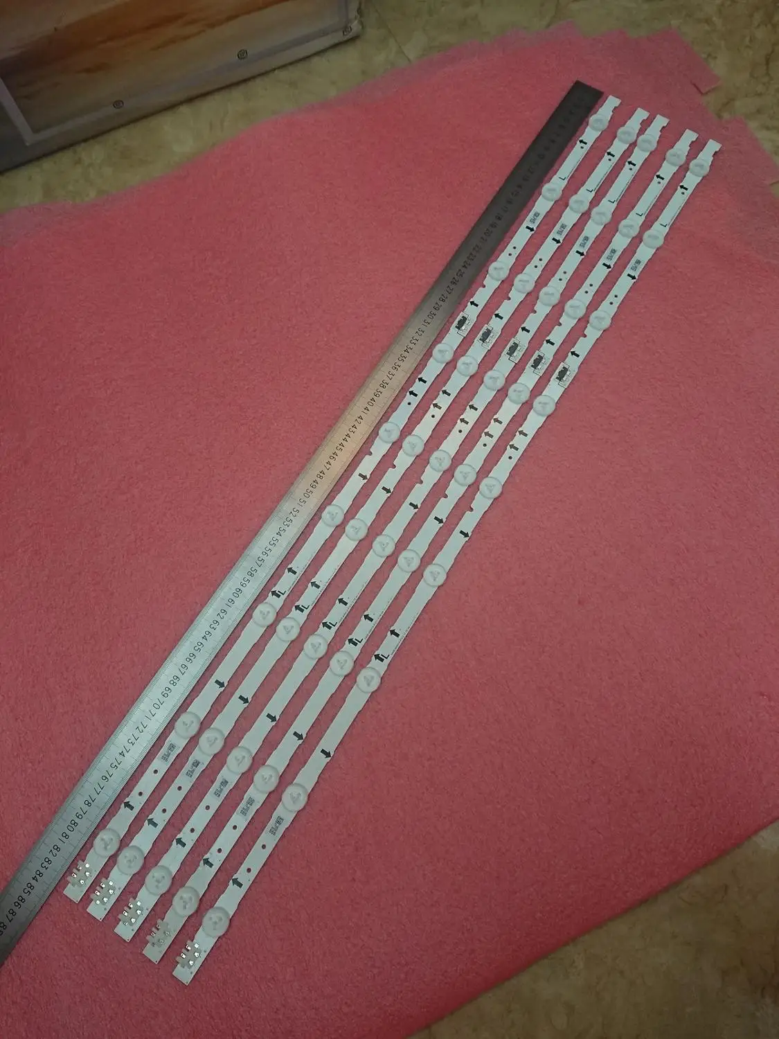 Партиями по 5 комплектов = 50 шт. светодиодные полосы для Samsung UE40H6500 ue40j5500 D4GE 400DCA R2