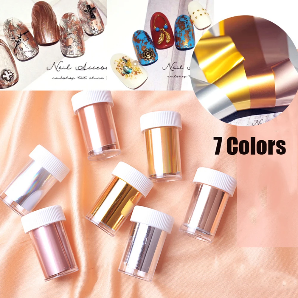 Женские блестящие наклейки для ногтей лазерный маникюр переводные ногтевого