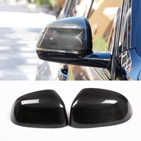 for bmw x5 f15 g05 2014 2019 exterior rearview mirror protective cover real carbon fiber car accessory decoration