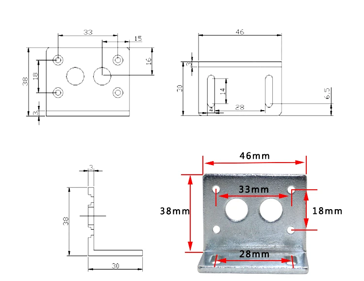 JGY370 двигатель постоянного тока с фиксированным креплением медленный кронштейн
