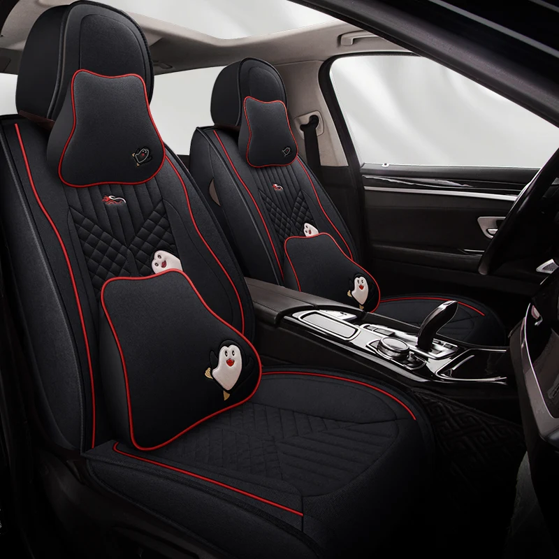 

Full Coverage flax fiber car seat cover auto seats covers for Daewoo matiz gentra nexia