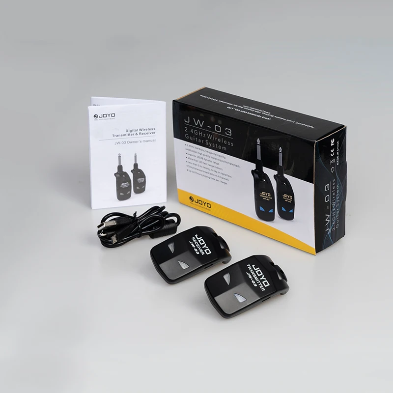 joyo jw 03 digitale drahtlose sender empfänger tragbare 24g elektrische gitarre empfänger für gitarre verstärker teile zubeh