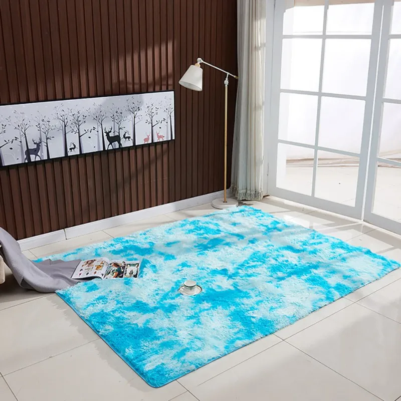 

Fluffy Floor Carpets Window Bedside Home Decor Rugs Soft Velvet Mat Living Room Thick Carpet Plush Rug Children Bed Room