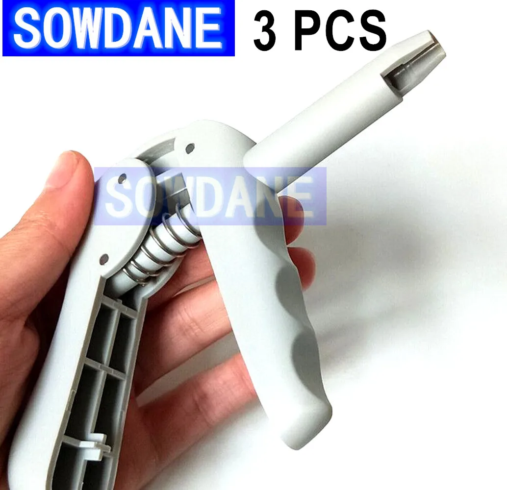 3 pezzi Dental Composite Gun Dispenser Mixing Dispenser gun applicatore autoclavabile per Unidose Compules siringa di plastica