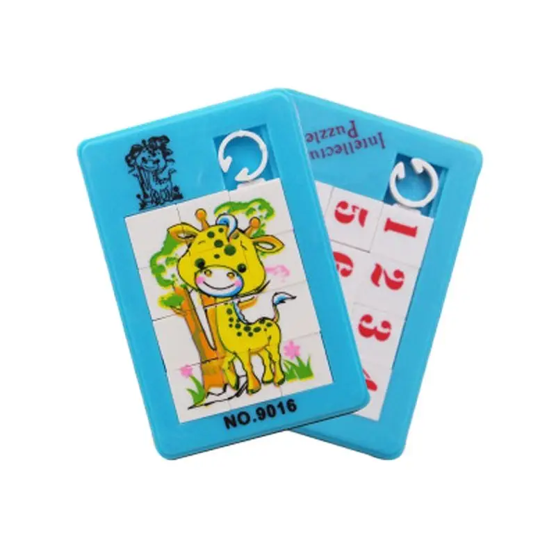 Детская головоломка детство пластиковая скользящая 9 ячеек 3D Мобильная мудрость