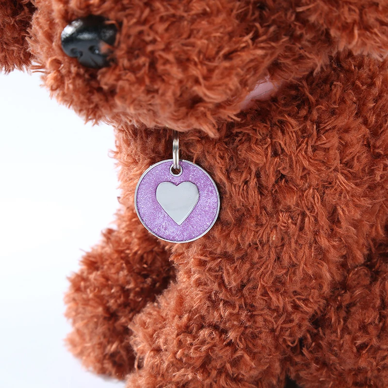 2 шт./лот бирка для домашних животных ошейник собаки любовь форма карточка