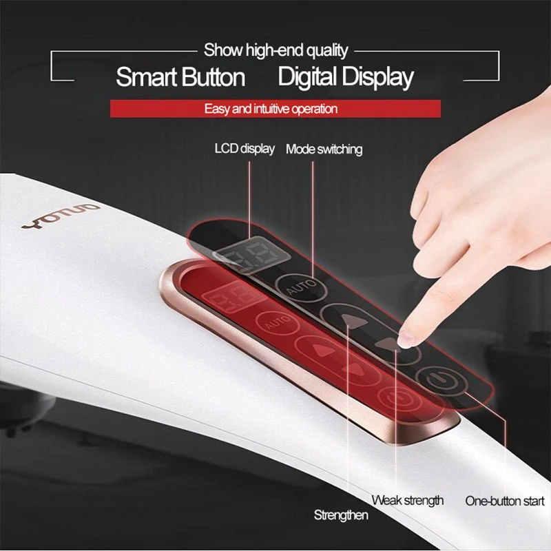 Интеллектуальный Электрический Дельфин массажер для спины шеи массажный молот