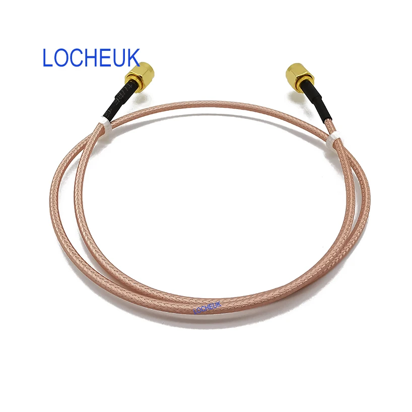 Штекер SMA-штекер SMA штекер Wi-Fi антенный кабель RF RG316D двойной экран серебристый