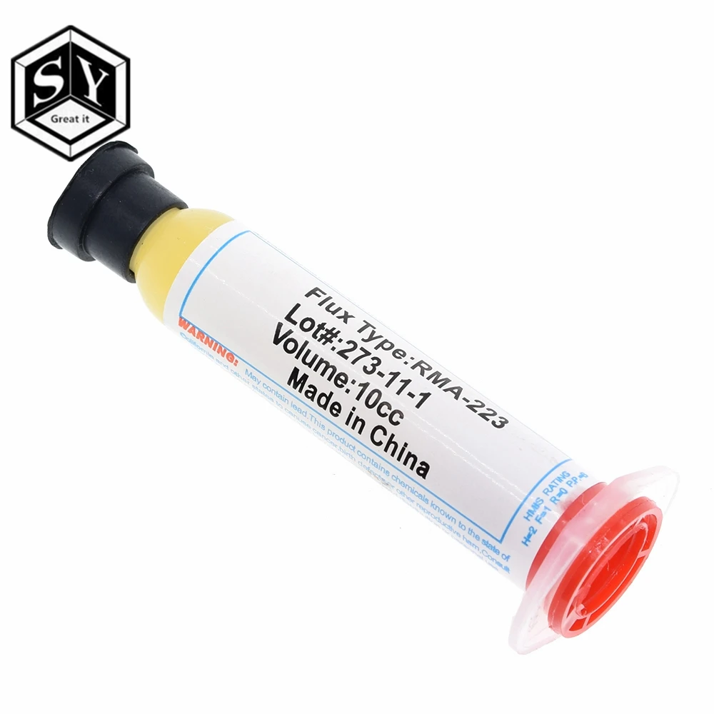 Горячая DIY паяльная паста 10cc флюсовая Смазка RMA223 RMA-223 для чипов компьютера телефона светодиодный BGA SMD PGA PCB инструмент для ремонта