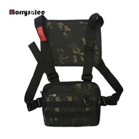 new chest bag casual function outdoor style chest bag small tactical vest bags streetwear for male waist bags multi function bag