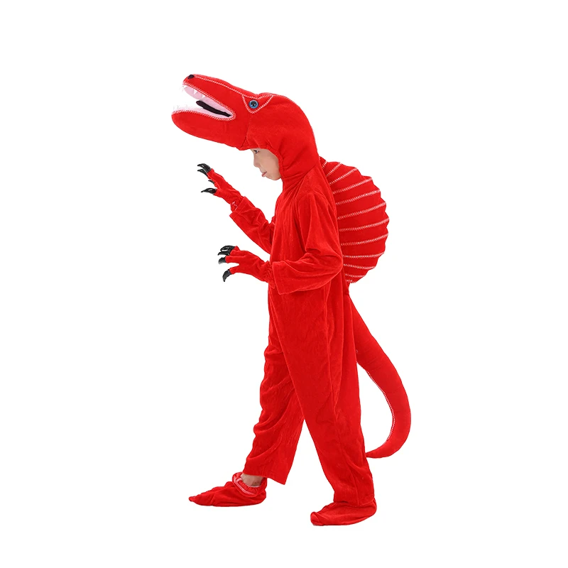 

T-Rex Dinosaurs Costumes Kids Animals Spinosaurus Halloween Cosplay Costume Party Dress Up Outfit Boys Girl Role Play Jumpsuit