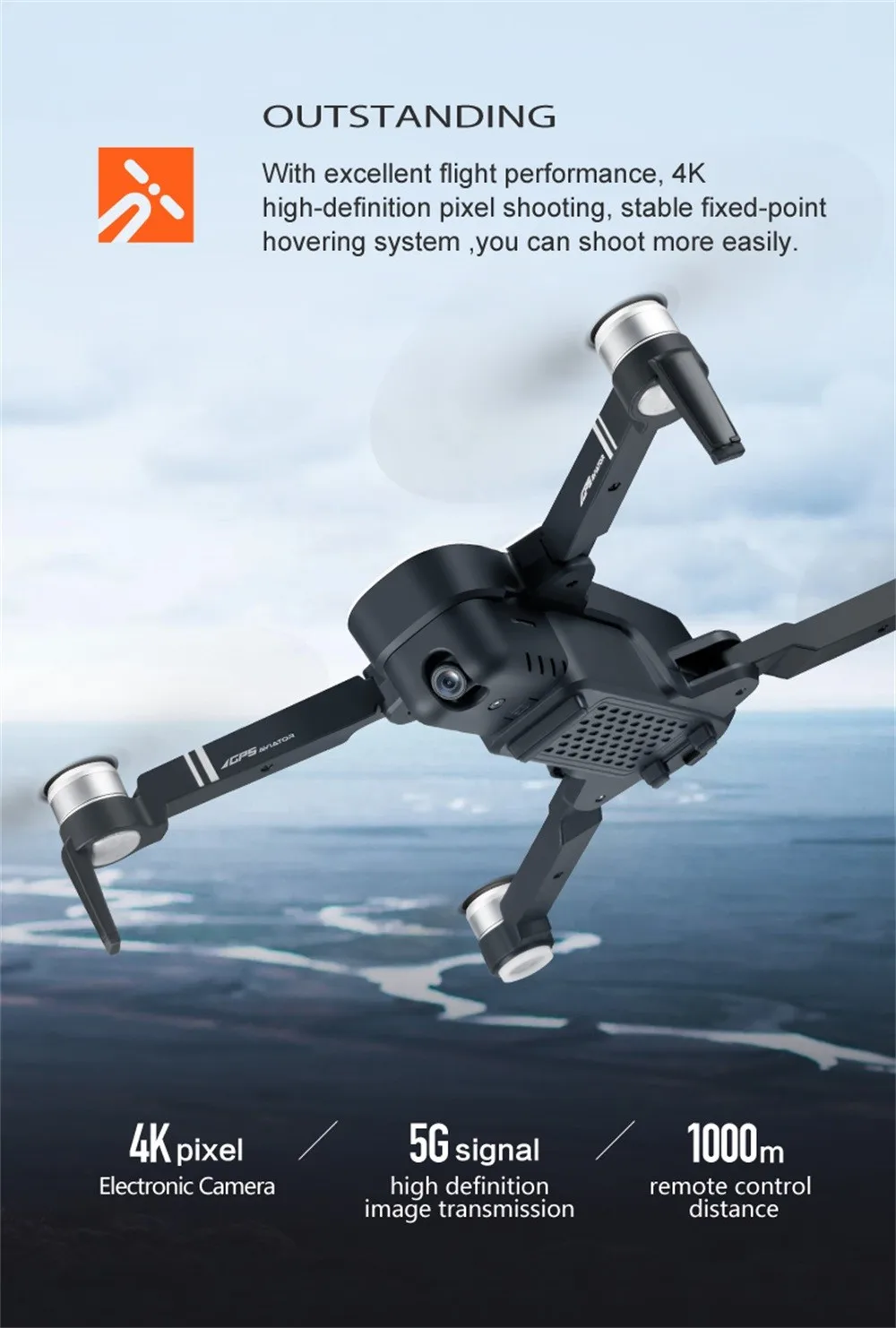 Складной Дрон GPS 5G wifi FPV 4K 12MP камера бесщеточный селфи профессиональный пульт дистанционного управления RC Quadcopte вертолет Droner# g4