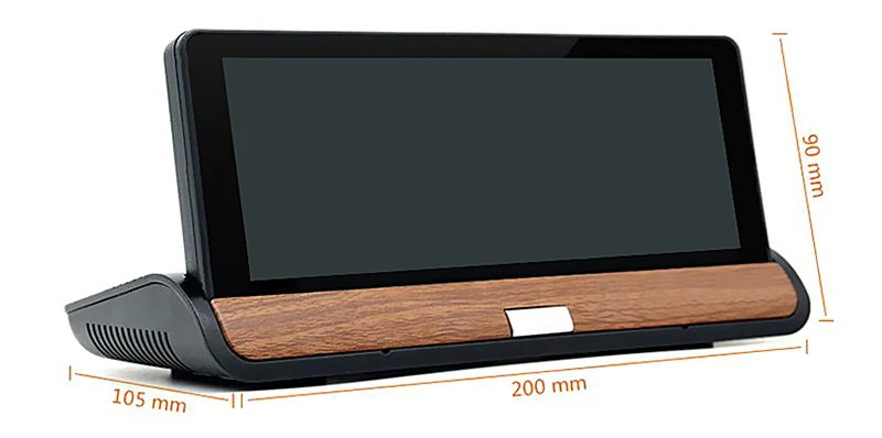 Bluavido 7 дюймов 4G ADAS Android Автомобильная приборная панель DVR GPS навигация FHD 1080P двойной объектив камера G сенсор Автомобильный видеорегистратор