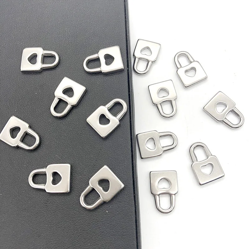 Ожерелье с подвеской в форме замка из нержавеющей стали цепочка замком ожерелье