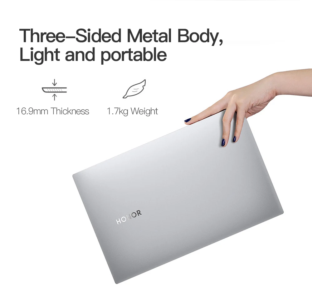 Ноутбук HUAWEI Honor MagicBook Pro(AMD Ryzen R5 3550H 8GB ram/512G SSD/16,1 ''ips sRGB