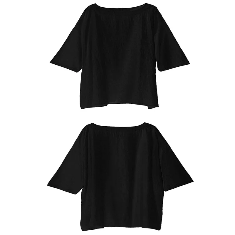 Футболка мужская льняная Повседневная оригинальная большая дышащая модная